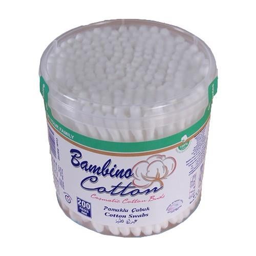 Kulak Temizleme Çubuğu Bambino Cotton P1045 200LÜ