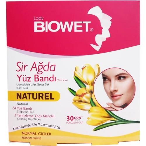 Lady Biowet Biowet 27'li  Yüz Sır Ağda Bandı Naturel