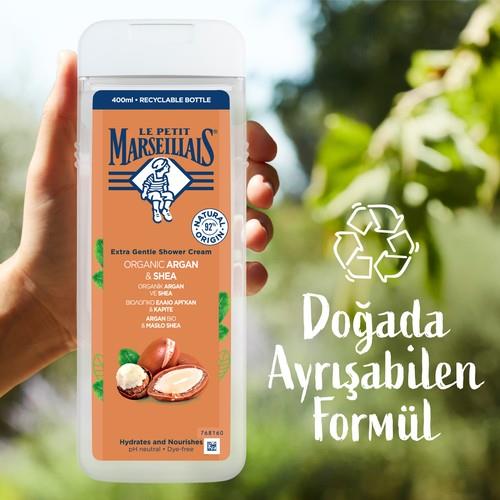 Le Petit Marseillais Organik Argan ve Shea 400 ml Duş Jeli