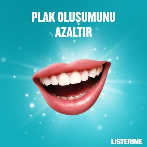 Listerine Cool Mint Ağız Bakım Suyu 250 ml – Plak ve Koku Karşıtı, Nane Aromalı, 24 Saat Etkili Ferah Nefes
