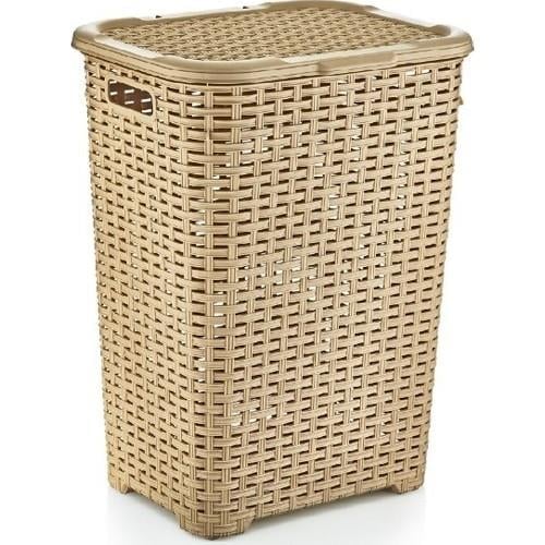 Lock&fresh Plastik Dün 05006 Rattan Çamaşır Sepeti 45 Litre