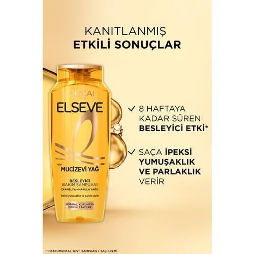 LOréal Paris Elseve Mucizevi Yağ Besleyici Bakım Şampuanı 300 ml