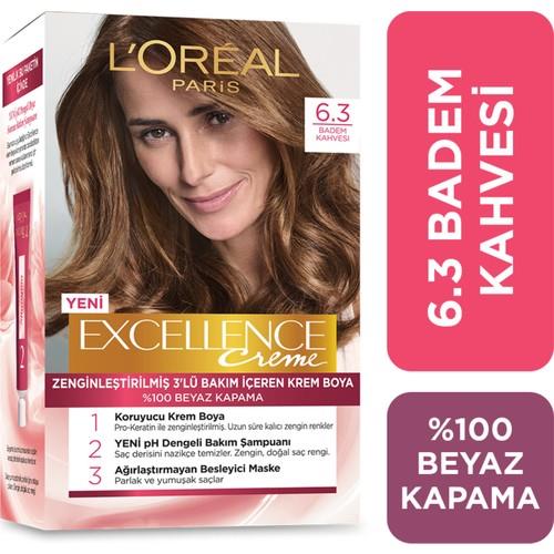 LOréal Paris Excellence Creme Saç Boyası - 6.30 Badem Kahvesi