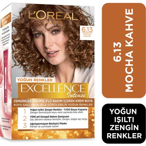 LOréal Paris Excellence Intense Saç Boyası  6.13 Mocha Kahve