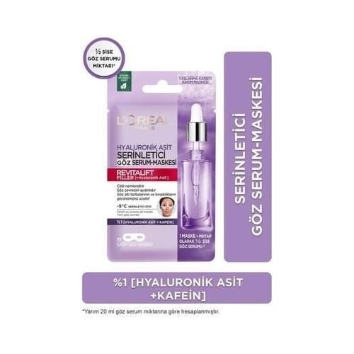 LOréal Paris Revitalift Filler Serinletici Göz Serum Maskesi 3lü Set