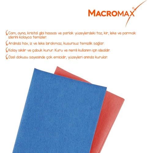 Macromax Mikrofiber Cam Bezi 2li