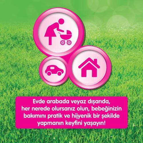 Molfix Bebek Bakım Örtüsü Sıvı Geçirmez Hafif Yapı 10 Adet 60x60 cm Renkli Tasarım