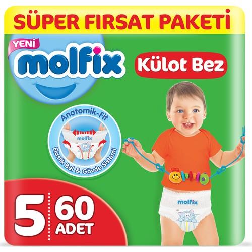 Molfix Külot Bez 5 Beden Junior Süper Fırsat Paketi 60 Adet
