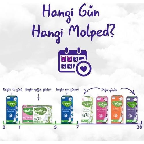 Molped İlk & Son Gün Günlük Ped 28Li