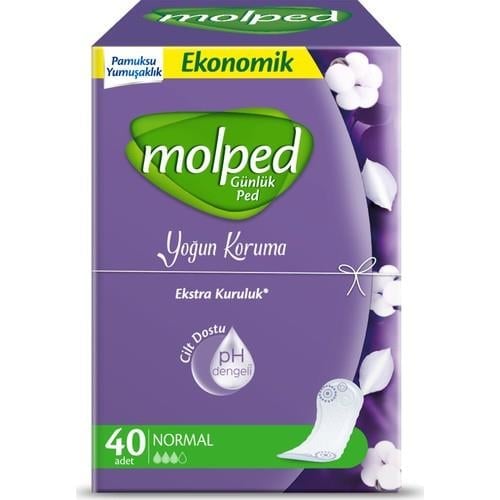 Molped Yoğun Koruma Günlük Ped 40Lı