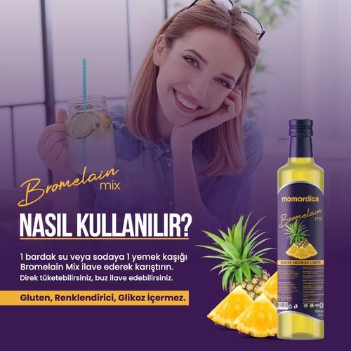 Momordica Bromelain Mix - (Koenzim Q10 ve L-Karnitin İlaveli)