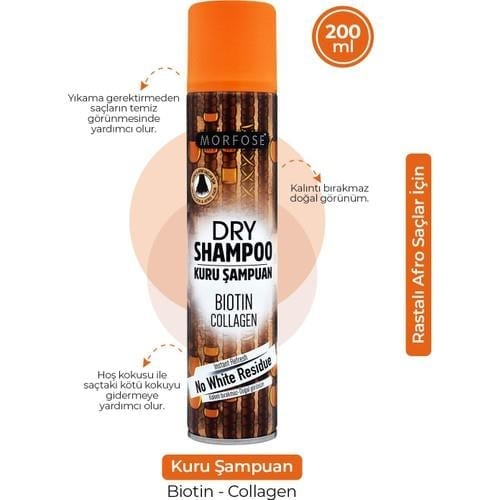 Morfose Kuru Şampuan Rastalı Saçlar 200 Ml