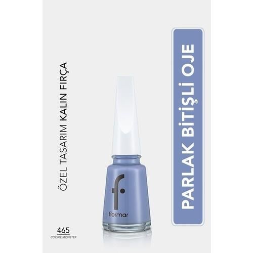 Nail Enamel Yoğun Renk Veren Uzun Süre Kalıcı Parlak Oje (465 Cookie Monster) 8682536036191
