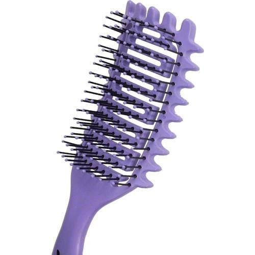 Nascita Magical Curl Mor Plastik Esnek Belirginleştirici Saç Fırçası Kıvırcık Saçlar İçin