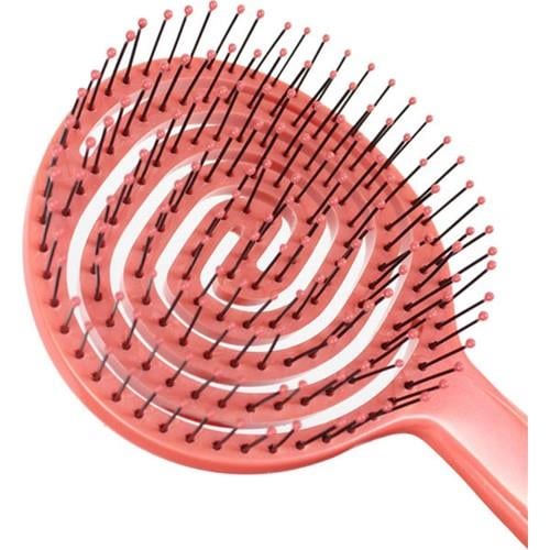 Nascita Pro Üç Boyutlu Oval Saç Fırçası - 02 Statik Elektrik Önleyici, Ergonomik Tasarım, 1 Adet, Plastik, Profesyonel Saç Bakımı için Hızlı Kurutma ve Kolay Şekillendirme
