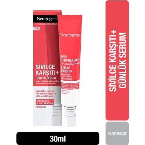 Neutrogena Serum Sivilce Karşıtı Nemlendirici Aydınlatıcı Etki 30 ml Salisilik Asit İçerir