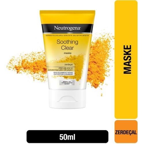 Neutrogena Soothing Yüz Maskesi Zerdeçal İçerikli Tek Kullanımlık 50 ml Hassas Ciltler İçin