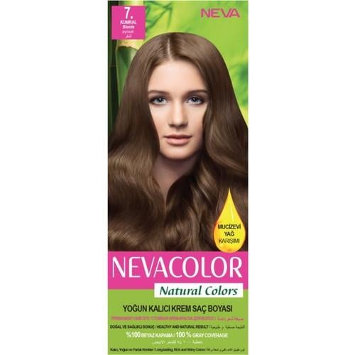 Nevacolor Natural Colors 7. Kumral - Kalıcı Krem Saç Boyası Seti