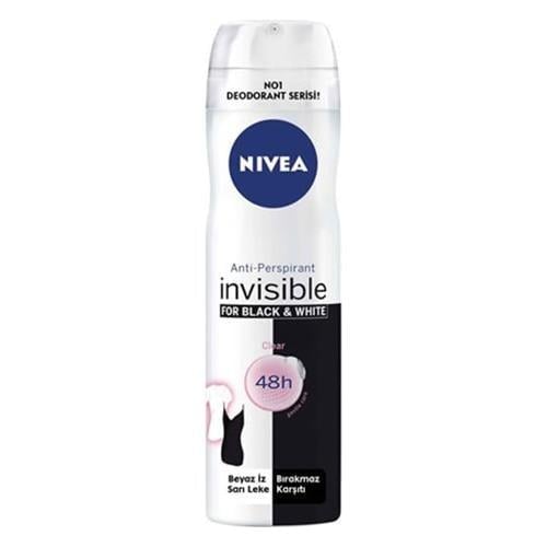 Nive Sprey Deodorant Invisible for Black & White Clear 150 ml
