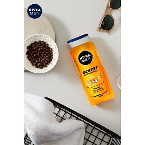 Nivea MEN Boost Duş Jeli 500 ml Cilt ve Saç Derisine Bakım Sağlayan Etki