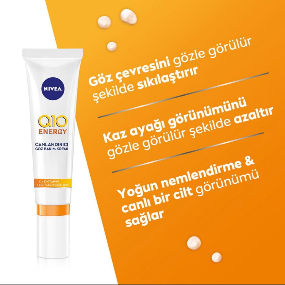 Nivea Q10 Energy C Vitamini İçeren Göz Bakım Kremi 15 ml