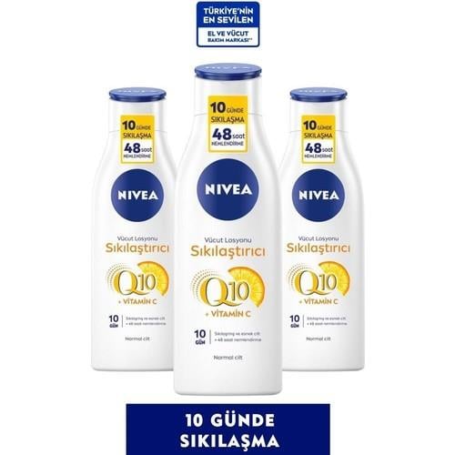 Nivea Q10 Vücut Sıkılaştırıcı Losyon 250 Ml X3