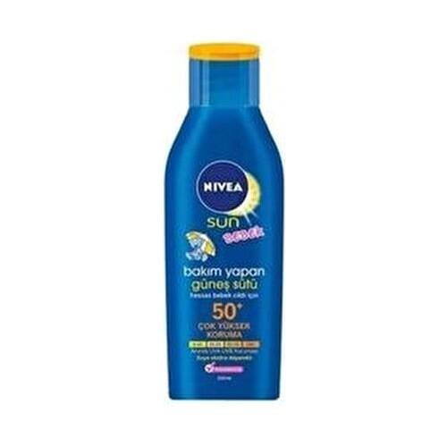 Nivea Sun Bebek Güneş Losyonu SPF 50+ Hassas Ciltler İçin 200 ml Suya Dayanıklı Koruma