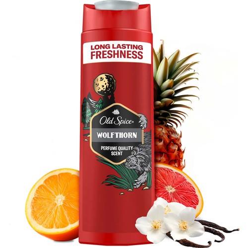 Old Spice Wolfthorn Duş Jeli & Şampuan 400 ml
