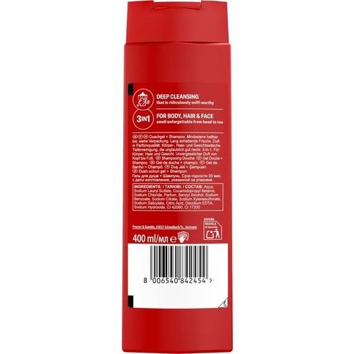 Old Spice Wolfthorn Duş Jeli & Şampuan 400 ml