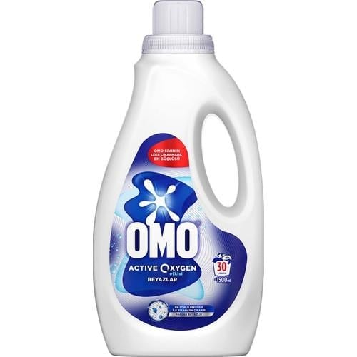 Omo Active Oksijen Etkisi Beyazlar Için Sıvı Deterjan 1500 ml