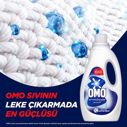 Omo Active Oksijen Etkisi Beyazlar Için Sıvı Deterjan 1500 ml