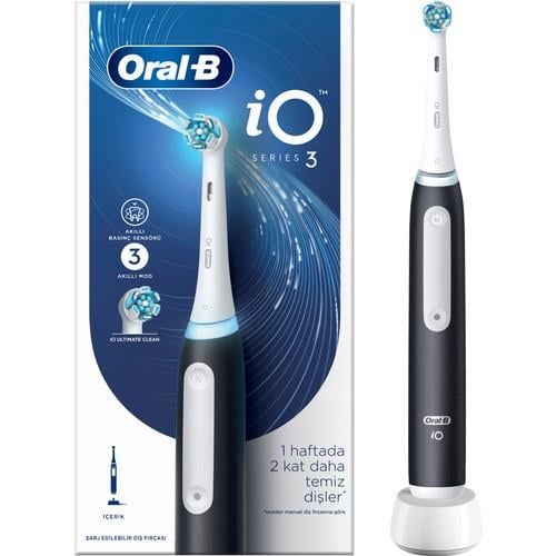 Oral-B iO 3 Şarjlı Diş Fırçası - Siyah