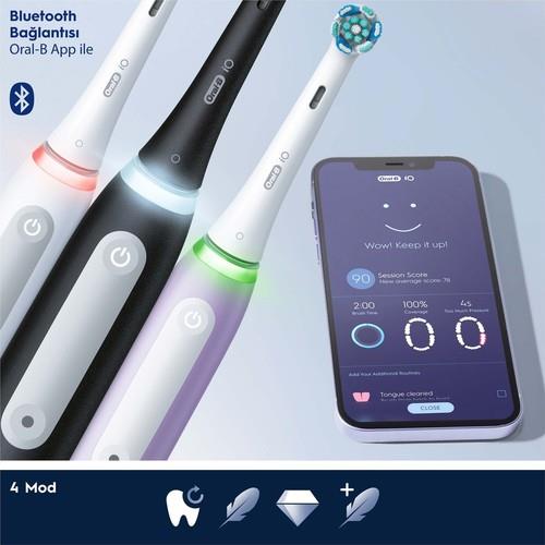 Oral-B iO 4 Şarjlı Diş Fırçası - Eflatun