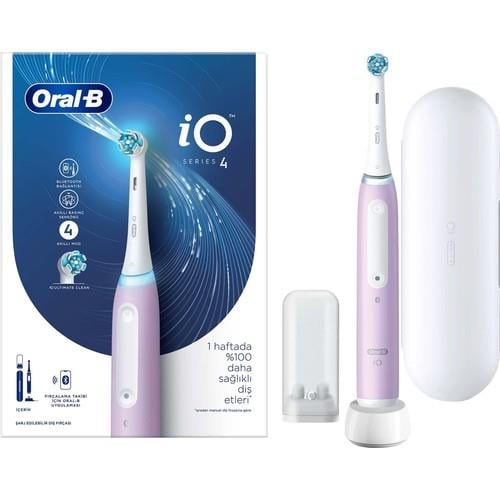 Oral-B iO 4 Şarjlı Diş Fırçası - Eflatun