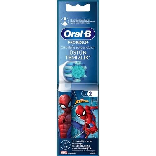 Oral-B Şarjlı Diş Fırçası Yedek Başlığı Spiderman 2 Adet Ürün