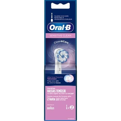 Oral-B Şarjlı Diş Fırçası Yedek Başlığı Sensitive X-Filament 2 adet ürün