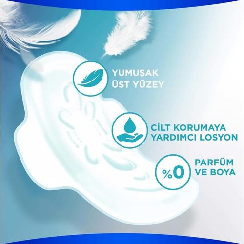 Orkid Extra Hassas Koruma Gece Ped 7 Adet Yumuşak Üst Yüzey ve Cilt Koruma Losyonu