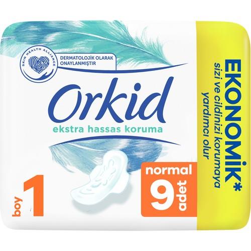 Orkid Extra Hassas Koruma Normal Ekonomik Paket 9 Ped