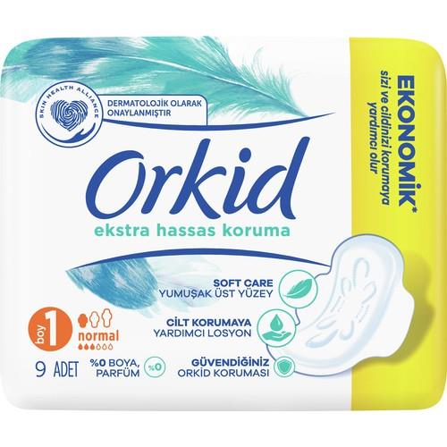 Orkid Extra Hassas Koruma Normal Ekonomik Paket 9 Ped