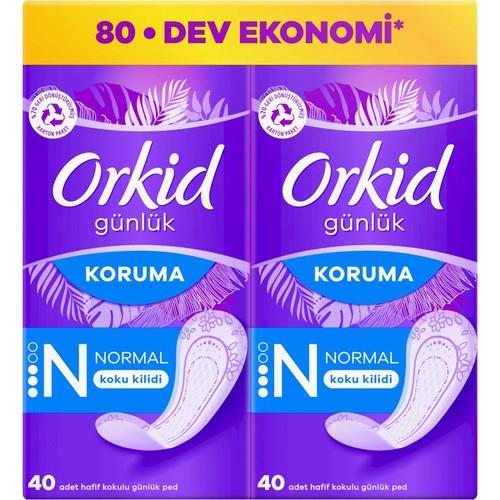 Orkid Günlük Ped Normal Dev Ekonomi Paketi 80 Ped