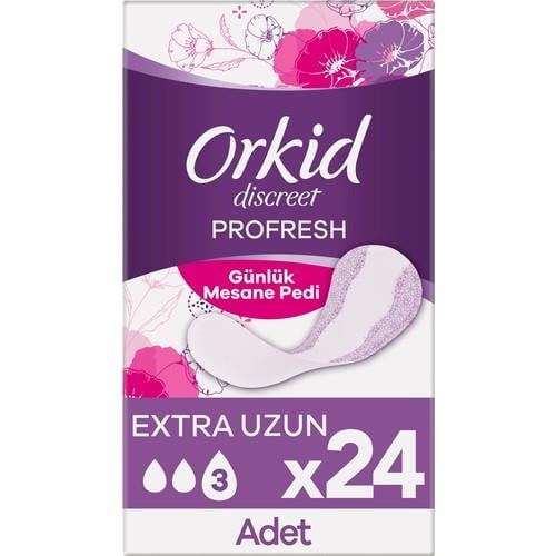 Orkid Mesane Pedi Uzun Süper Ekonomik Paket 24 Ped