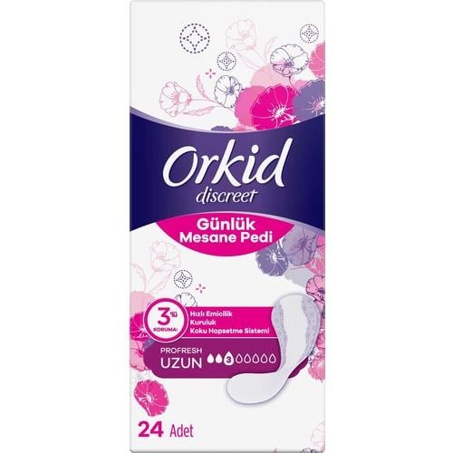 Orkid Mesane Pedi Uzun Süper Ekonomik Paket 24 Ped