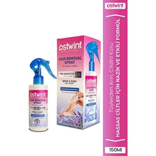 Ostwint Hassas Ciltler İçin Tüy Dökücü Sprey 150 ml Kolay Kullanım ve Nemlendirici Özellik
