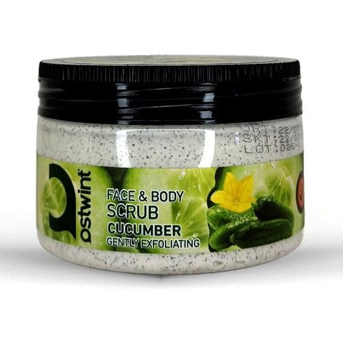 Ostwint Yüz ve Vücut Scrub Jel Salatalık Yenileyici Etki 300 ml Yağlı Ciltler İçin
