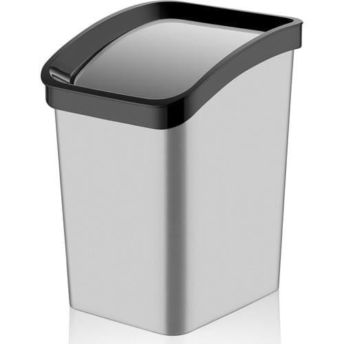 Özer Plastik Kolay Kapaklı Metalize Çöp Kovası 3.3 lt