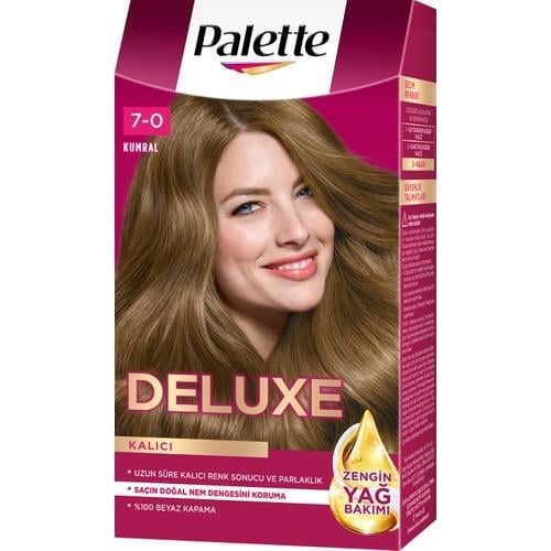 Palette Deluxe 7-0 Kumral Zengin Yağ Bakımı Kit Saç Boyası Bakım Maskesi