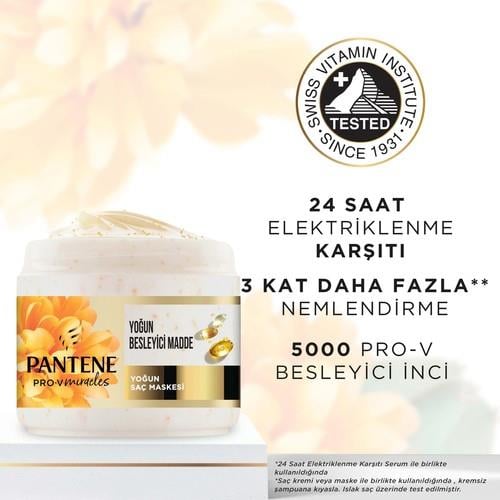 PANTENE PRO-V MIRACLES Frizz No More Kıvırcık Saçlar için Maske 300ML