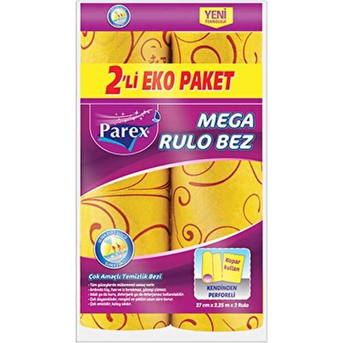 Parex Temizlik Bezi 2li Eko Paket Gümüş İyonlu Kokusuz Kullanım İçin Uygun