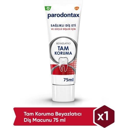 Parodontax Beyazlatıcı Diş Macunu 75 ml Derin Temizlik Plak Giderme Ferah Nefes ve Diş Eti Koruma