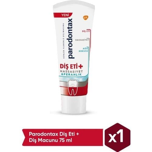 Parodontax Diş Eti + Hassasiyet & Ferahlık Diş Macunu 75ml​
